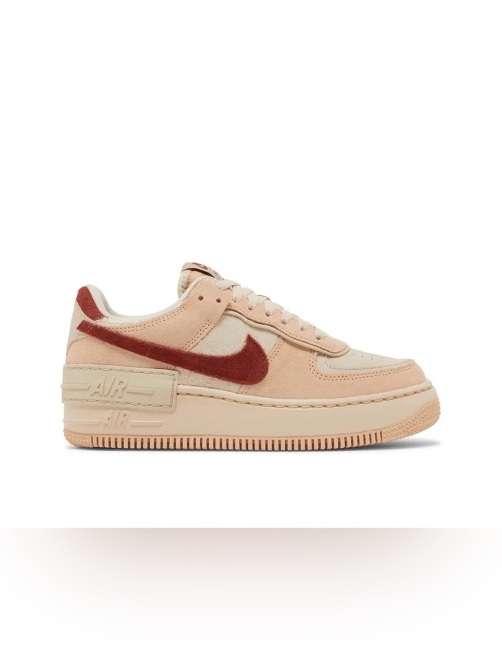 Nike Women's Air Force 1 Shadow Shimmer/ Mars stone.